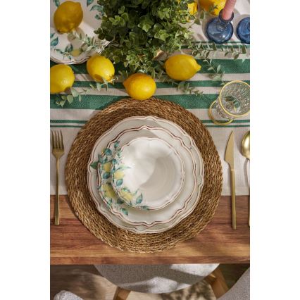 Столовый набор из 24 предметов, разноцветный/фарфор