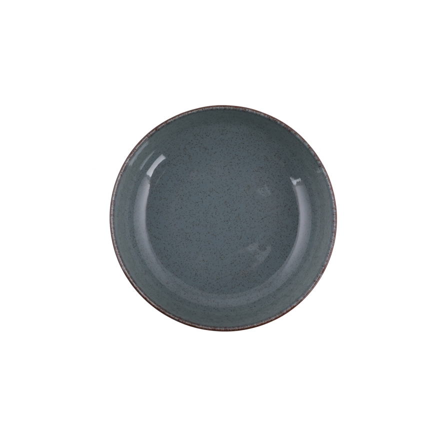 Столовый набор из фарфора, 24 предмета, синий