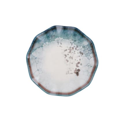 Столовый сервиз из 24 предметов синий/фарфор