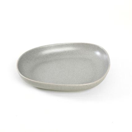 Столовый сервиз — 24 предмета, серый, из каменной керамики