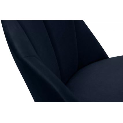 Стул для столовой RIFO 86x48 см темно-синий/светлый дуб