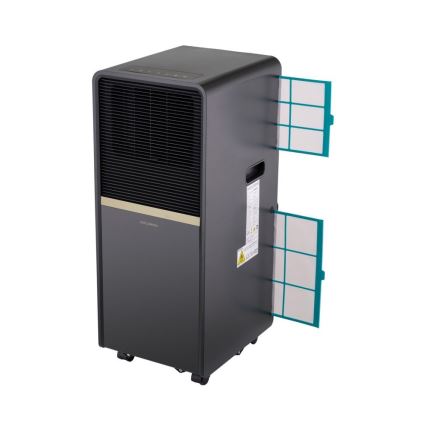 Stylies - Мобильный кондиционер POLARIX 1000W/230V 9000 BTU черный + пульт дистанционного управления