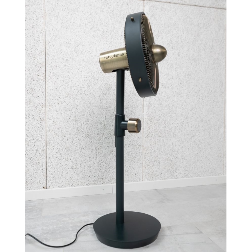 Stylies - Напольный вентилятор URANUS 35W/230V 94 см черный