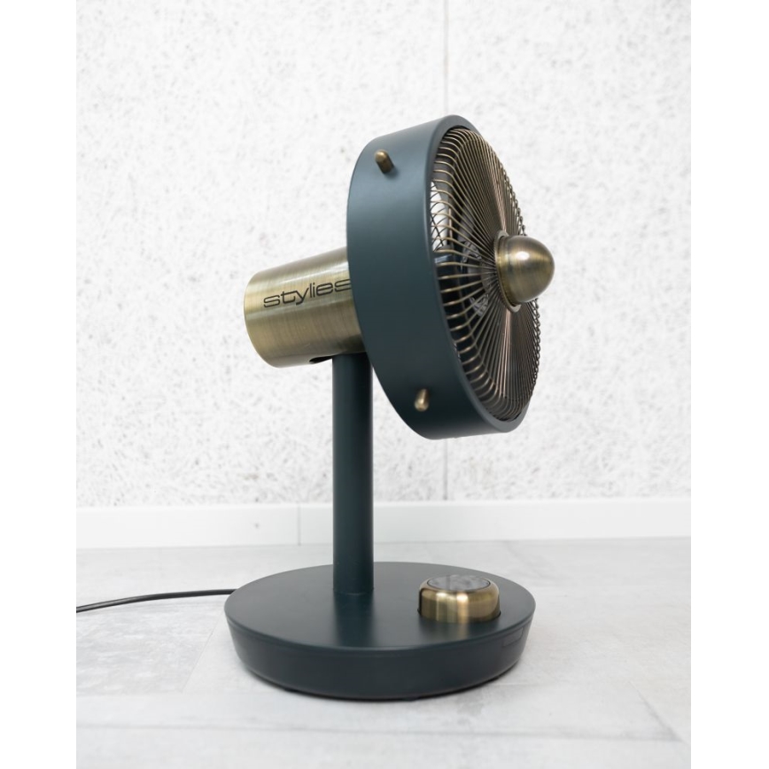 Stylies - Настольный вентилятор CEPHEUS 24W/230V черный