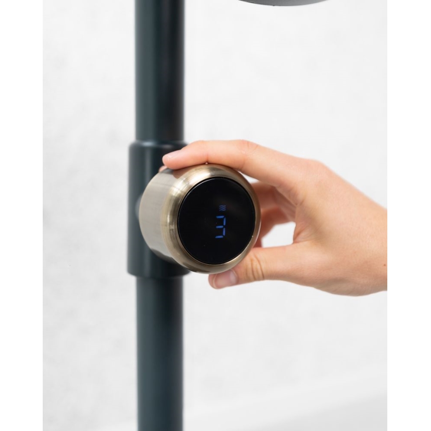 Stylies - Підлоговий вентилятор URANUS 35 Вт/230 В, 94 см, чорний