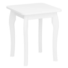 Столик BAROQUE 45,6x39 см белый