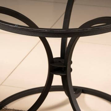 Столик CORLEAONE 57,8x60 см черный