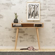 Столик OTTOKE 83,6x100 см коричневый