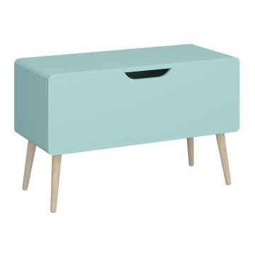 Сундук для хранения GAIA 50x80 см бирюзовый/дуб