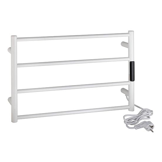 Сушарка для рушників 56x37 см нержавіюча сталь/біла