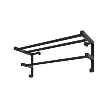 Сушарка для рушників на радіатор у ванній кімнаті HF SHEFFIELD 52x20,4 cm чорна