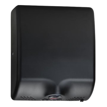 Сушилка для рук 29x32,5 см, нержавеющая сталь/чёрная