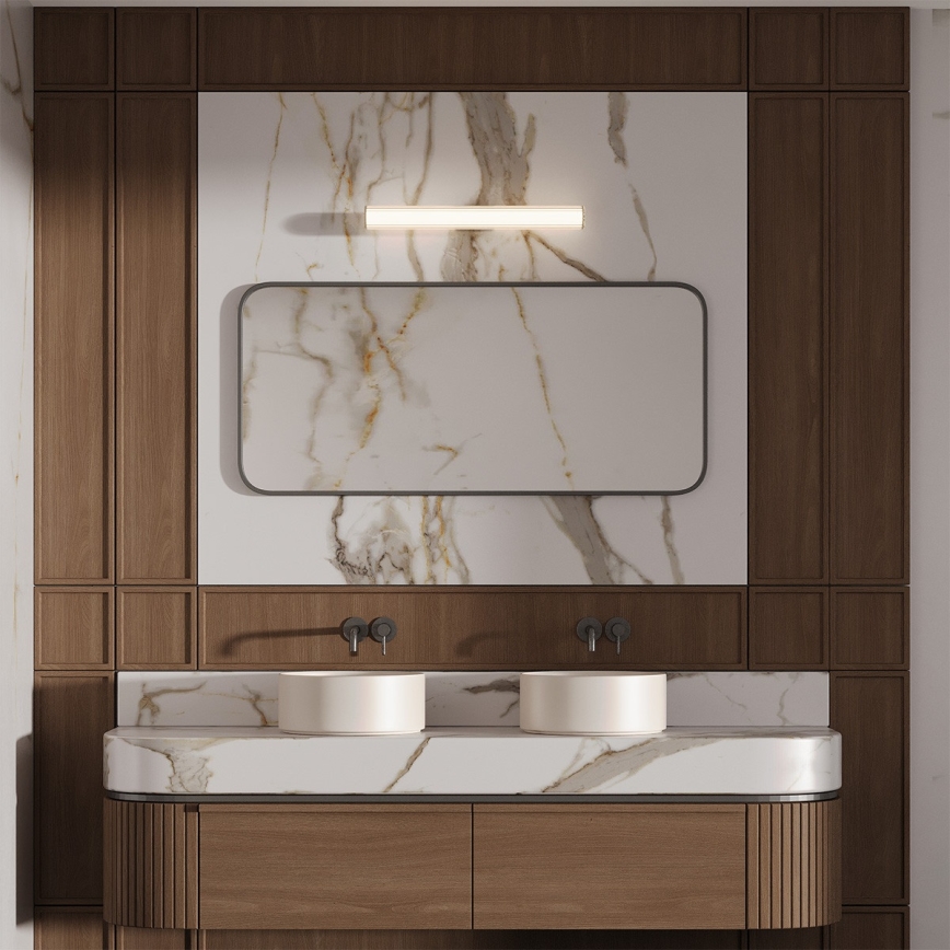 LED-светильник для зеркала LINEA, 8 Вт/230 В, 3000/4000/6000 К, IP44, 45 см, белый
