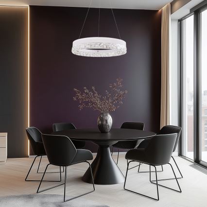Светильник LED на підвісі FROZI LED/32W/230V діаметром 50 см білий