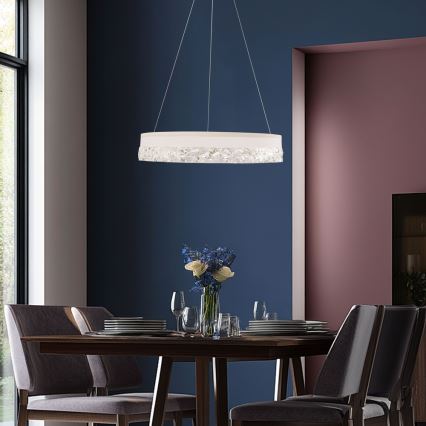Светильник LED на підвісі FROZI LED/32W/230V діаметром 50 см білий