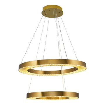 Светильник LED на подвесе JESI LED/140W/230V 3000K диаметром 100 см бронзовый