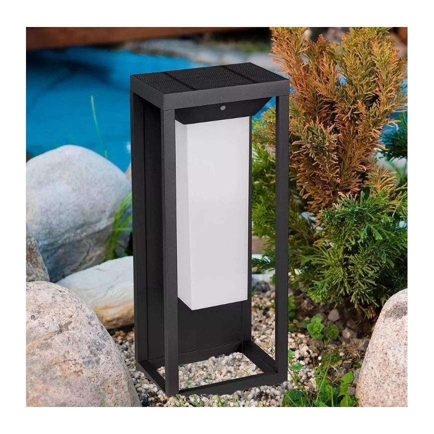 Светодиодный солнечный настенный светильник с датчиком SAMSUNG CHIP LED/2W/3,7V IP65 2600 мАч