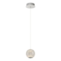 Светильник LED на тросе CREMONA 1xLED/5W/230V 3000K матовый хром