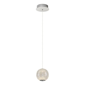 Светильник LED на тросе CREMONA 1xLED/5W/230V 3000K матовый хром