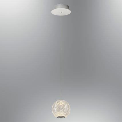 Светильник LED на тросе CREMONA 1xLED/5W/230V 3000K матовый хром