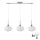 Светильник LED на тросе HARMA 3xE27/60W/230V матовий хром/білий