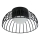 Светильник LED потолочный BETSY LED/12W/230V диаметр 25 см черный
