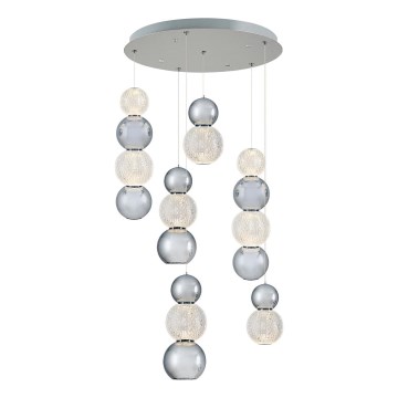 Светильник на подвесе CREMONA LED/34W/230V 3000K матовый хром