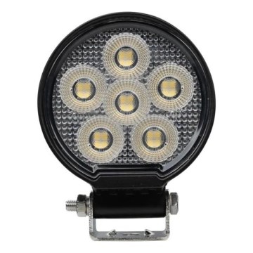 Светодиодная автомобильная фара BLACK LED/24W/10-30V IP69 5700K круглый