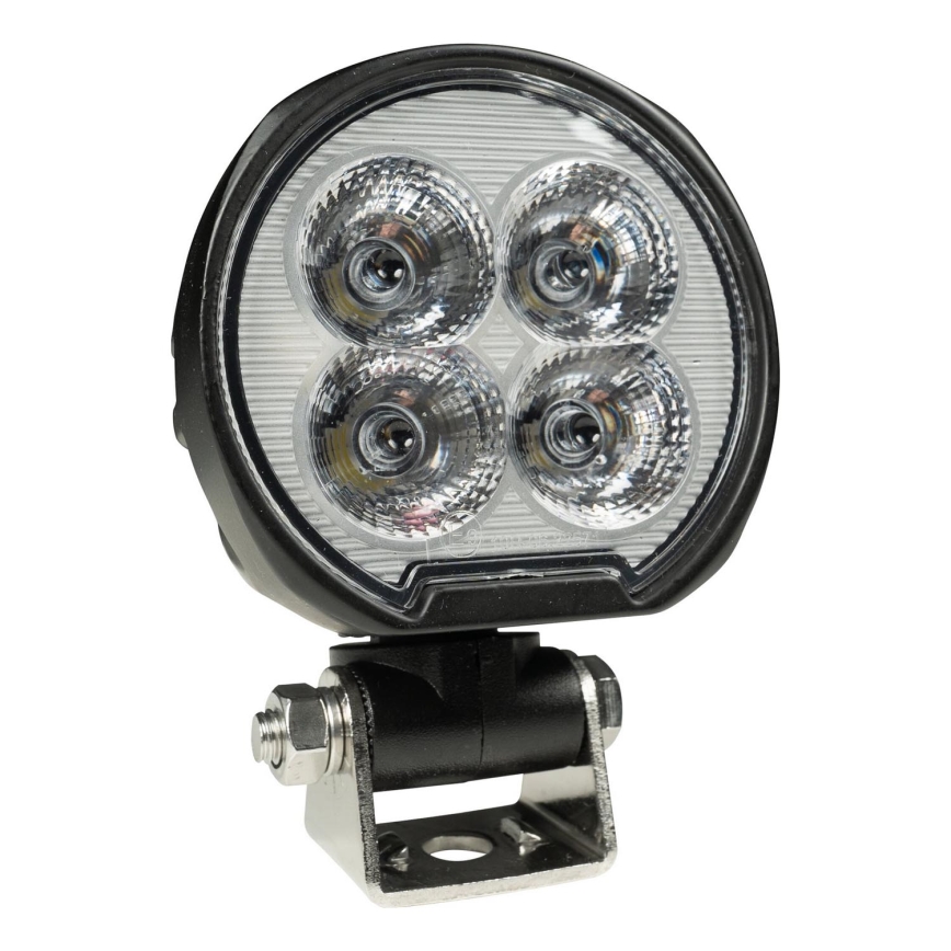 Светодиодная автомобильная фара BLACK LED/40W/10-30V IP69 5700K круглый