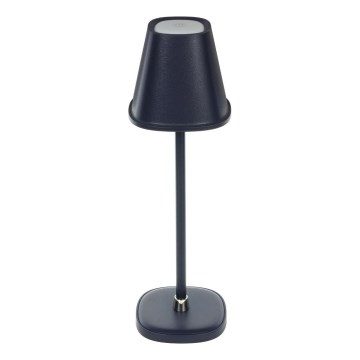 Светодиодная аккумуляторная настольная лампа с регулированием яркости LED/3W/1800 mAh темно-синий