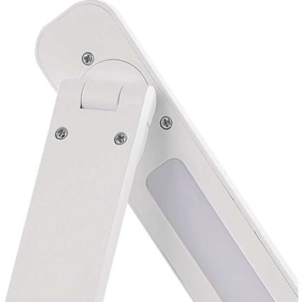 Светодиодная аккумуляторная настольная лампа с регулированием яркости LED/5W/3,7V 3000K/4000K/6500K 800mAh белый