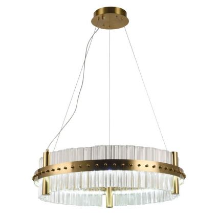 Светодиодная хрустальная подвесная люстра с регулированием яркости LED/40W/230V 3000-6500K + дистанционное управление