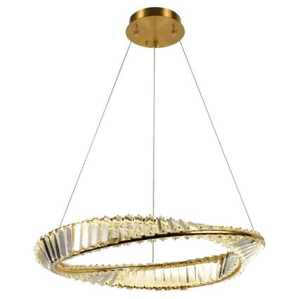 Светодиодный хрустальный подвесная люстра с регулированием яркости LED/40W/230V 3000-6500K + дистанционное управление