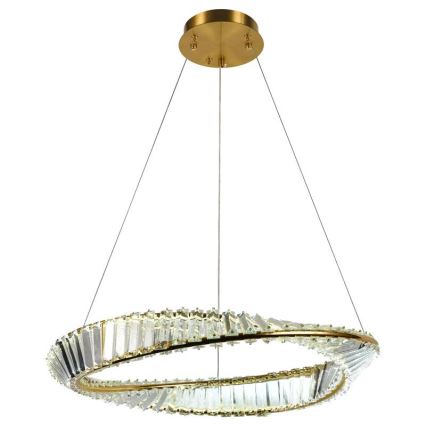 Светодиодный хрустальный подвесная люстра с регулированием яркости LED/40W/230V 3000-6500K + дистанционное управление