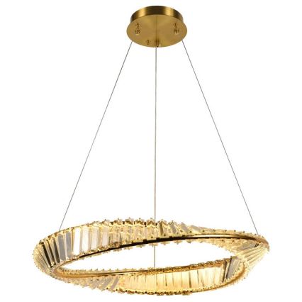 Светодиодный хрустальный подвесная люстра с регулированием яркости LED/40W/230V 3000-6500K + дистанционное управление