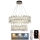 Светодиодная хрустальная подвесная люстра с регулированием яркости LED/65W/230V 3000-6500K + дистанционное управление