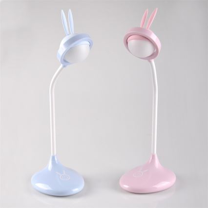 Светодиодная детская сенсорная лампа RABBIT LED/0,4W/5V 3000/6500K синий + USB
