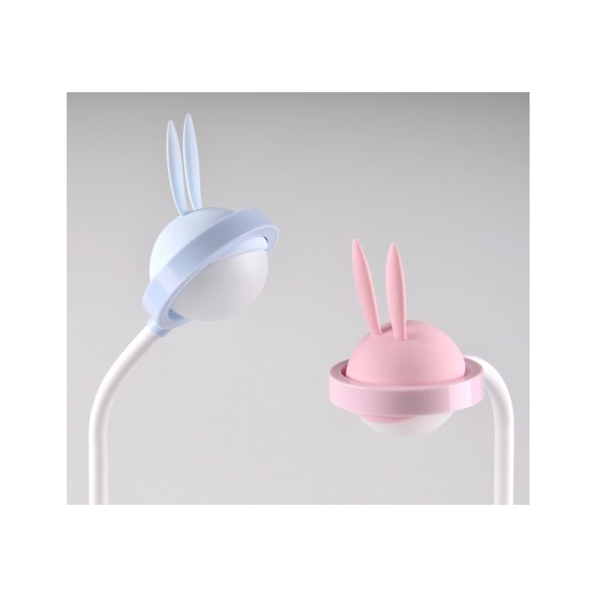 Светодиодная детская сенсорная лампа RABBIT LED/0,4W/5V 3000/6500K синий + USB