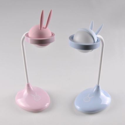 Светодиодная детская сенсорная лампа RABBIT LED/0,4W/5V 3000/6500K синий + USB