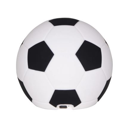 Светодиодная детская сенсорная лампа с регулированием яркости FOOTBALL LED/2W/5V USB 1200 mAh белый/черный