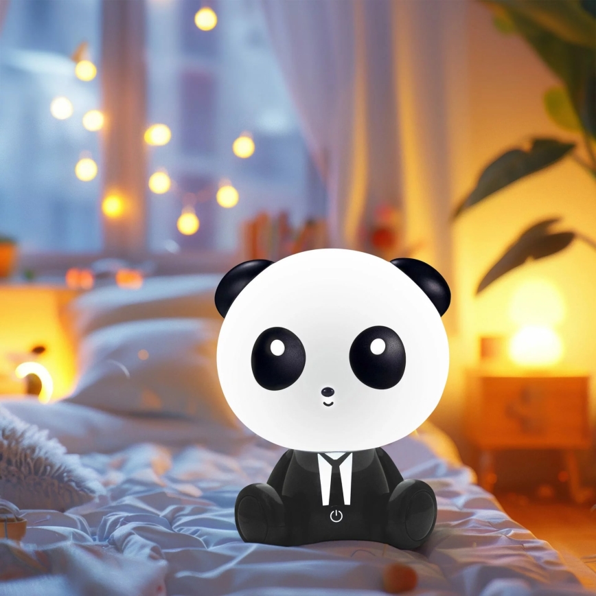 Светодиодная детская сенсорная лампа с регулированием яркости PANDA LED/2,5W/3,7V 1200 mAh
