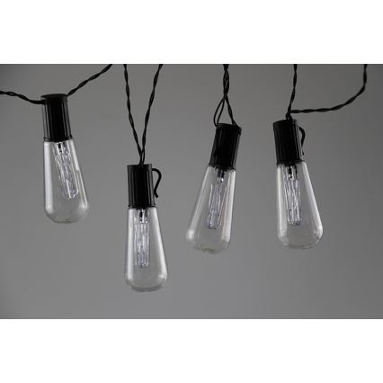 Светодиодная декоративная гирлянда EDISON 2,65 м 10xLED/2xAA