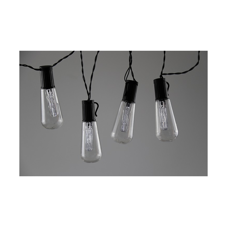 Светодиодная декоративная гирлянда EDISON 2,65 м 10xLED/2xAA
