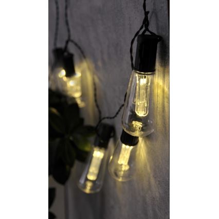 Светодиодная декоративная гирлянда EDISON 2,65 м 10xLED/2xAA