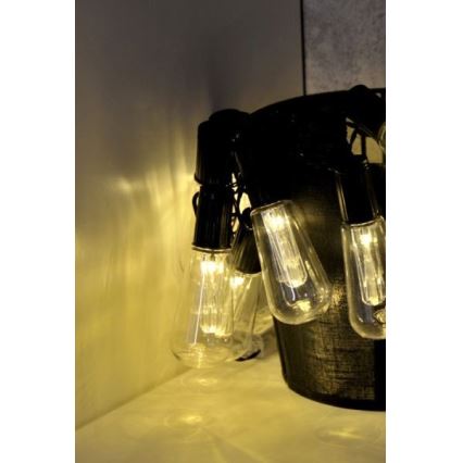 Светодиодная декоративная гирлянда EDISON 2,65 м 10xLED/2xAA