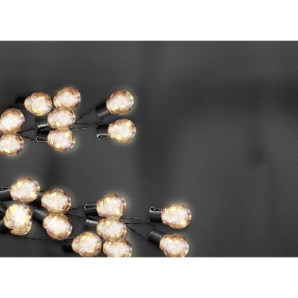 Светодиодная декоративная гирлянда на солнечной батарее LED/1,2V 3,8 м IP44