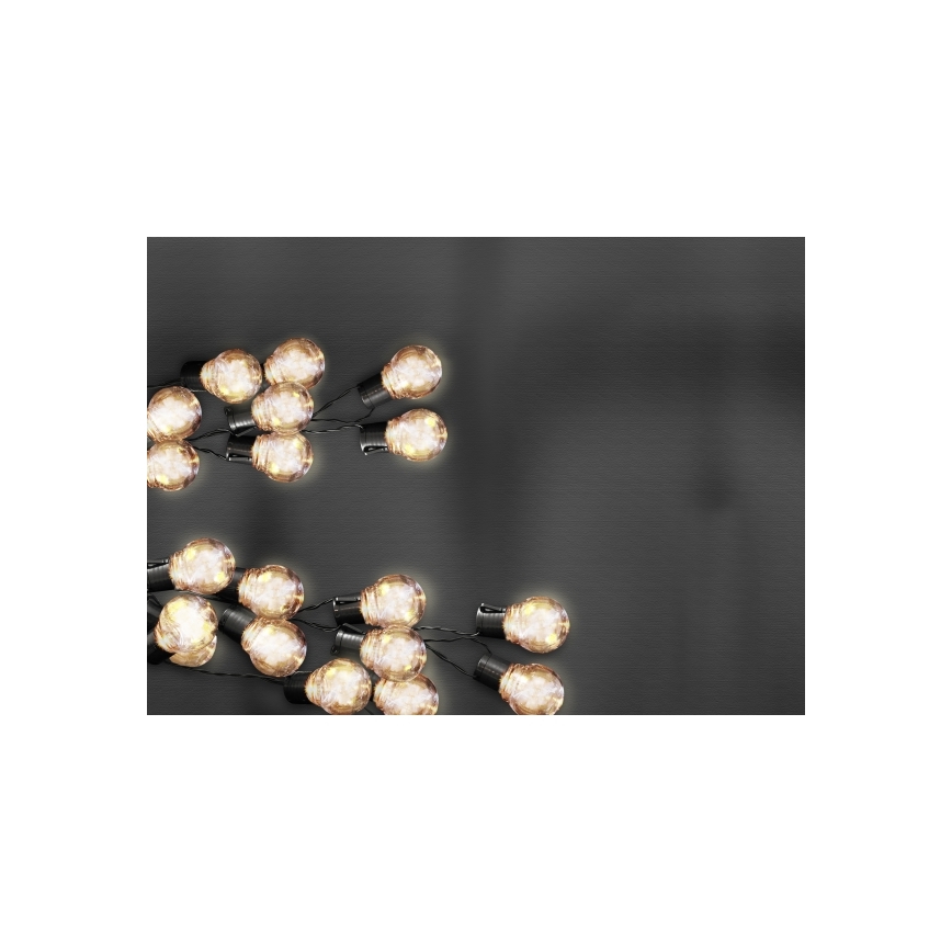 Светодиодная декоративная гирлянда на солнечной батарее LED/1,2V 3,8 м IP44