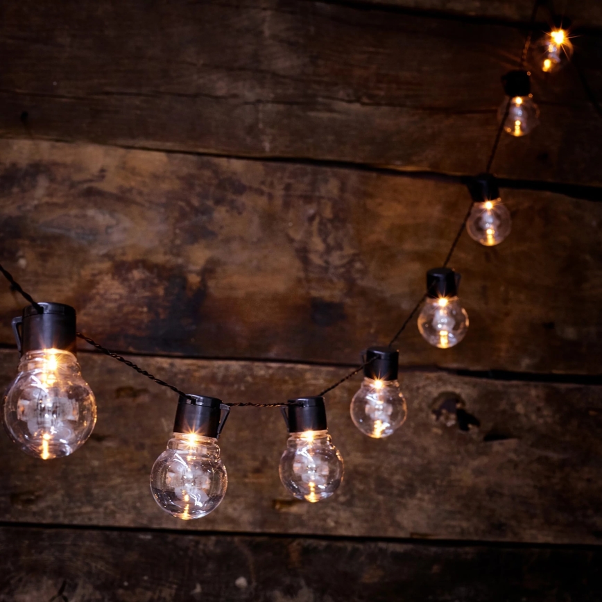 Светодиодная декоративная гирлянда на солнечной батарее LED/1,2V 3,8 м IP44