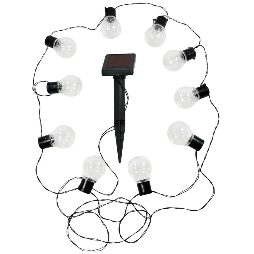 Светодиодная декоративная гирлянда на солнечной батарее LED/1,2V 3,8 м IP44