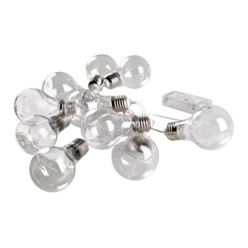 Светодиодная декоративная гирлянда SMOLDER 2,1 м 10xLED/2xAA